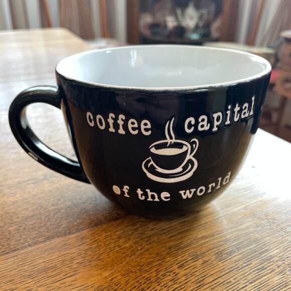 Seattle "Coffee Capital of the World" Souvenir Coffee Cup Mug Smith Novelty Co. - Picture 3 of 5